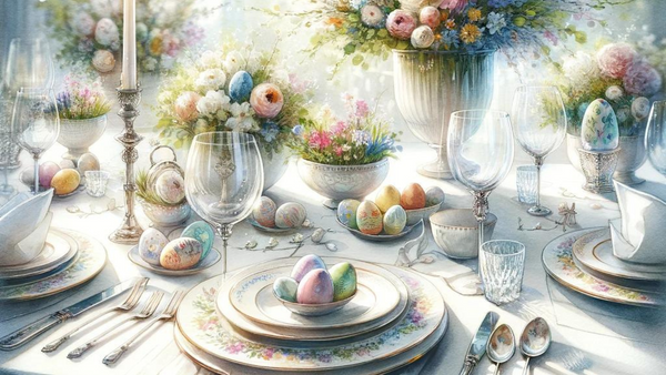 Easter table setting