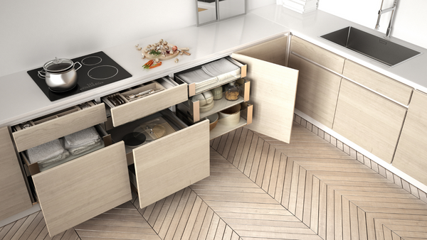 modern kitchen storage