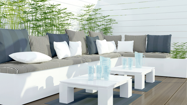 outdoor seating at home