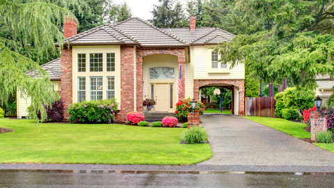 brick siding home