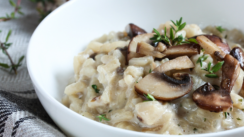 mushroom risotto