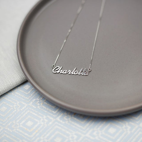 Charlotte name necklace