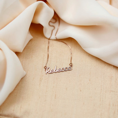Rebecca name necklace