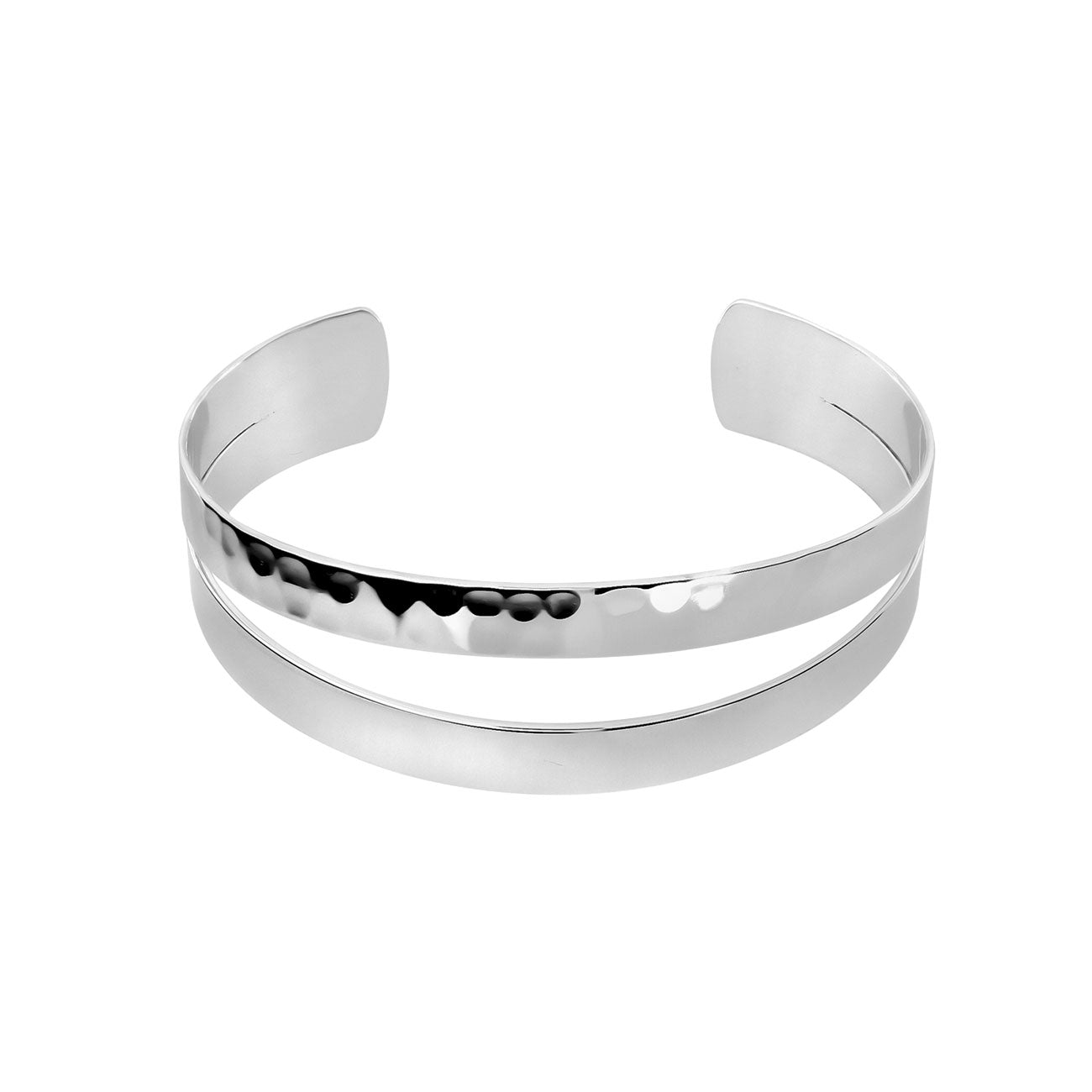 Silver Hook Bangle - Azendi