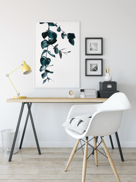 Eucalyptus Simple Print Wall Art Canvas