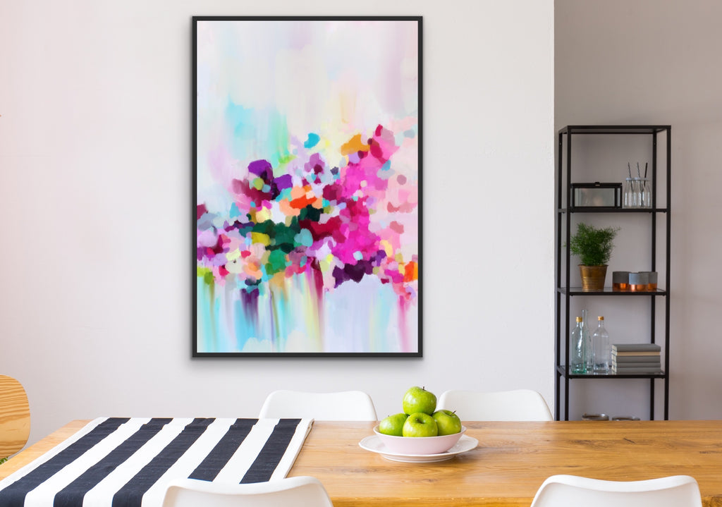 Pink Floral Wall Art
