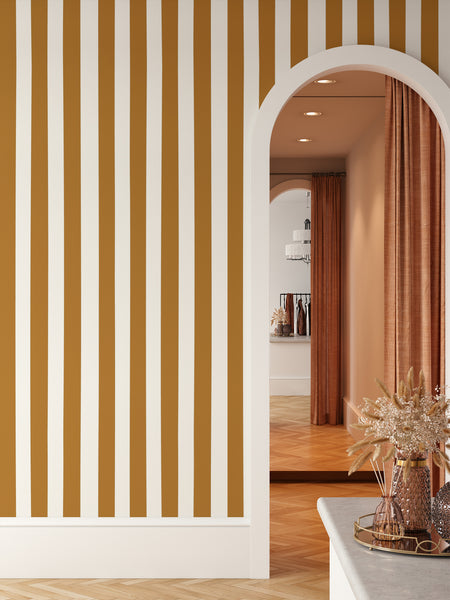 Peel and stick striped wallpaper