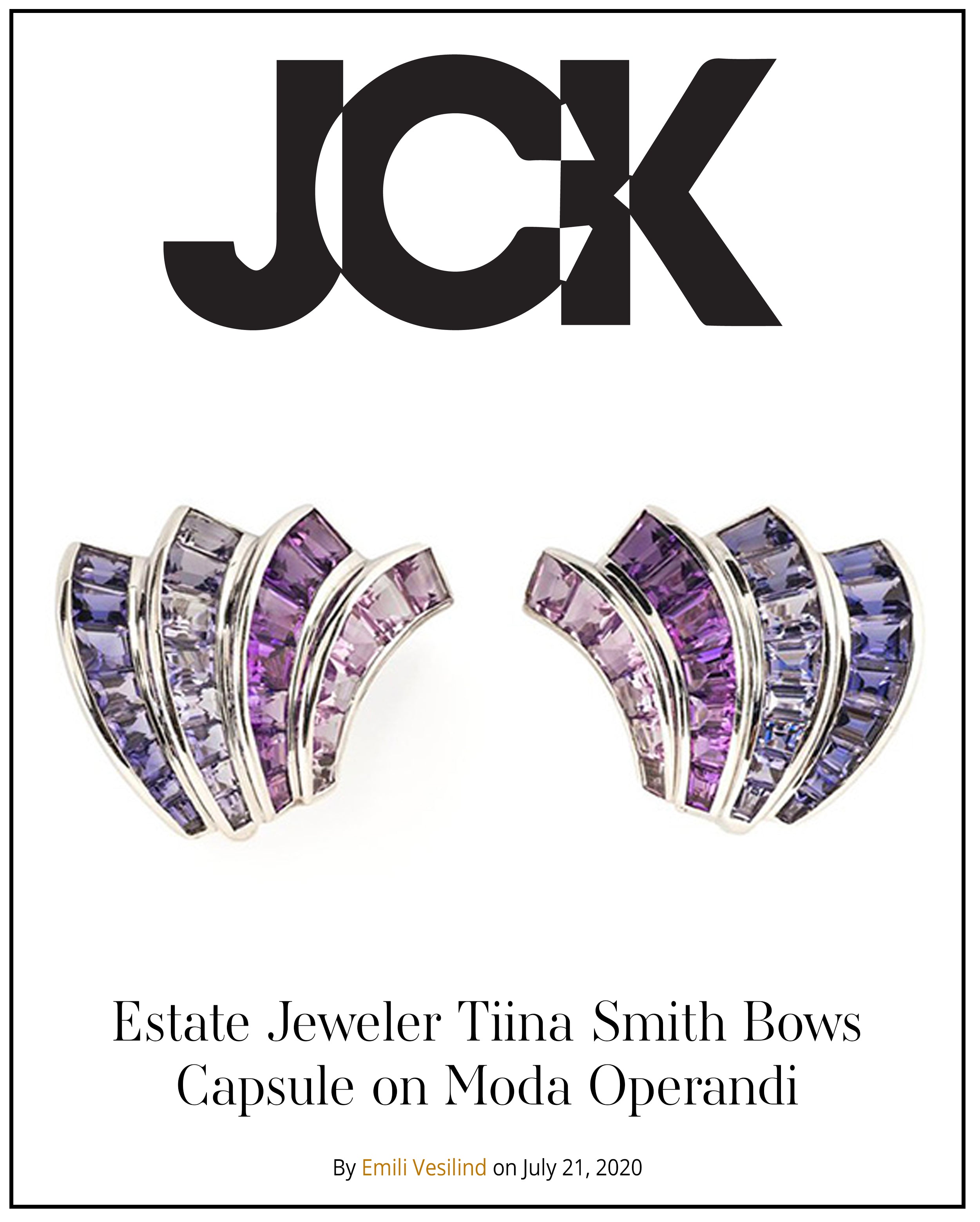Estate Jeweler Tiina Smith Bows Capsule on Moda Operandi