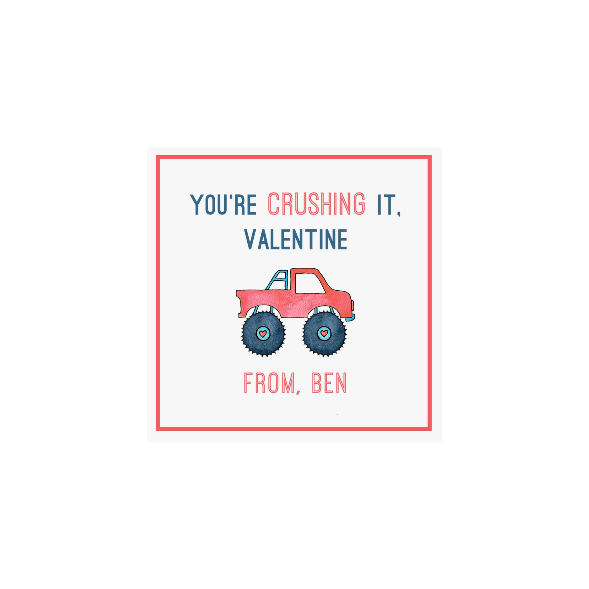 Race Car Valentine Stickers for Kids Printable Valentine Car Tags for  Classroom, Editable Personalized School Labels instant Download 