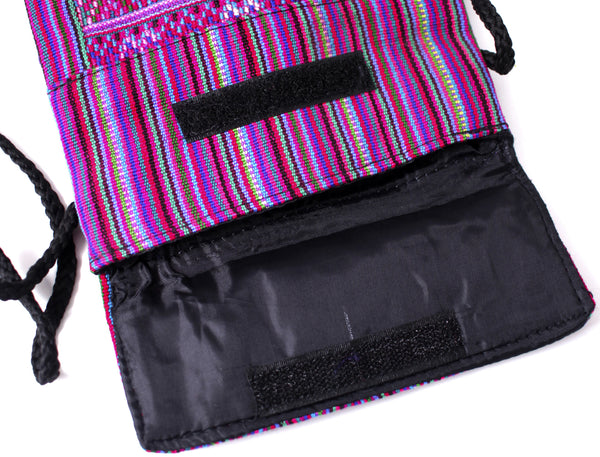 GUATEMALA SHOULDER BAG PASSPORT PURSE HAND CRAFTED w/ TASSLES GPB004 ...