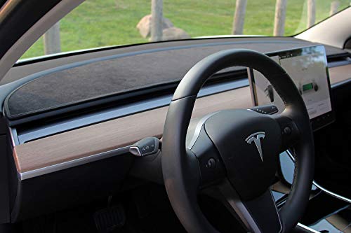 Anti Glare Dashboard Mat for Tesla Model 3 & Y