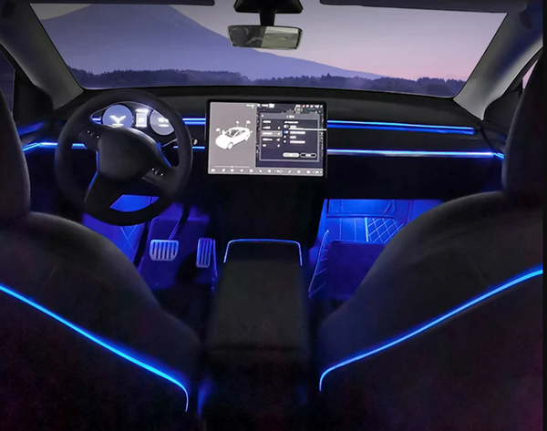 2018-2022 Tesla Model 3 & Model Y Full Ambient Lighting Kit – The EV Shop