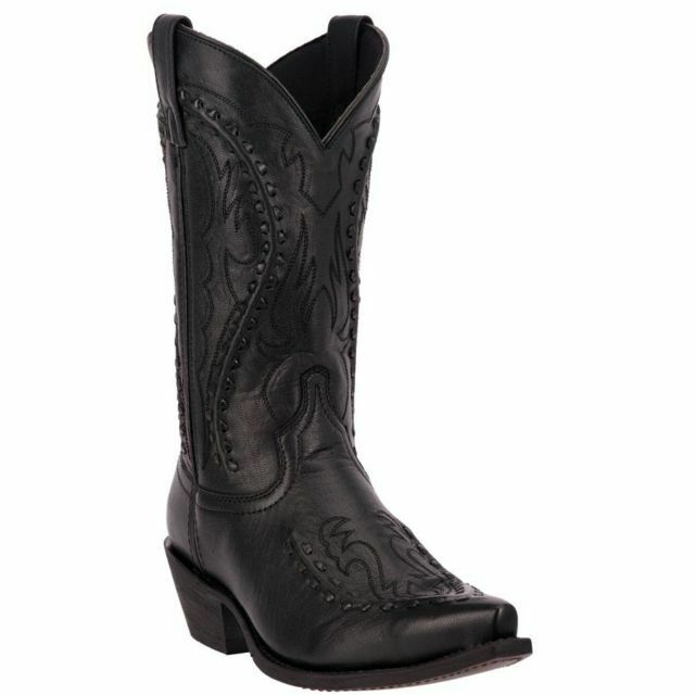 black lace cowboy boots