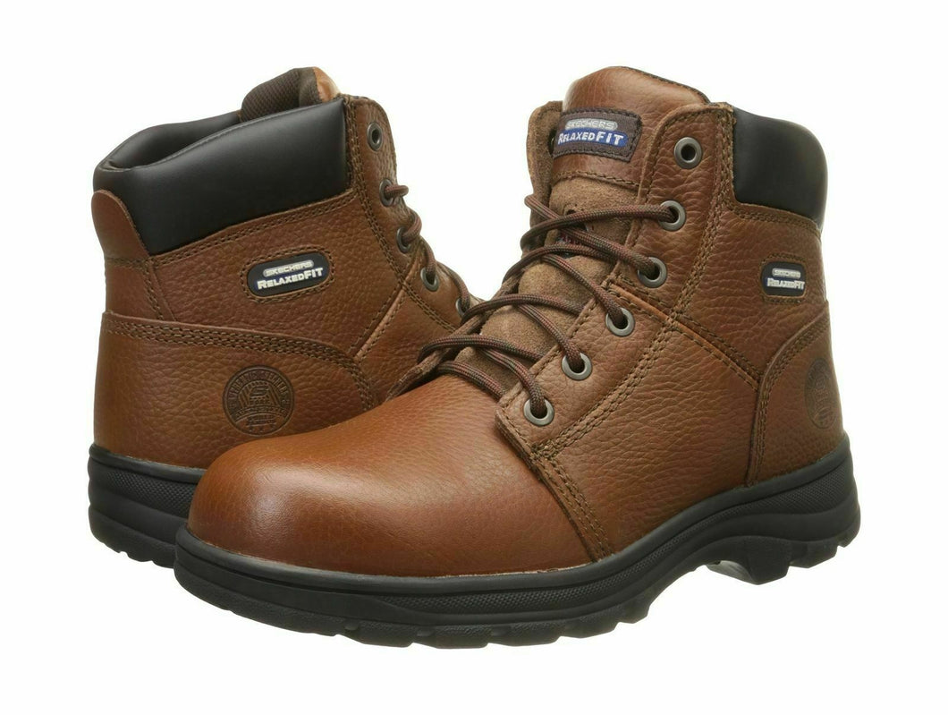 skechers mens relaxed fit boots