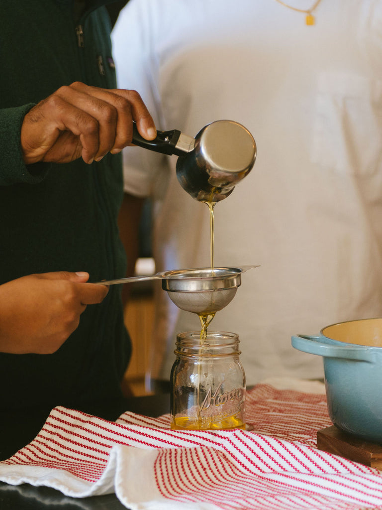 making ghee