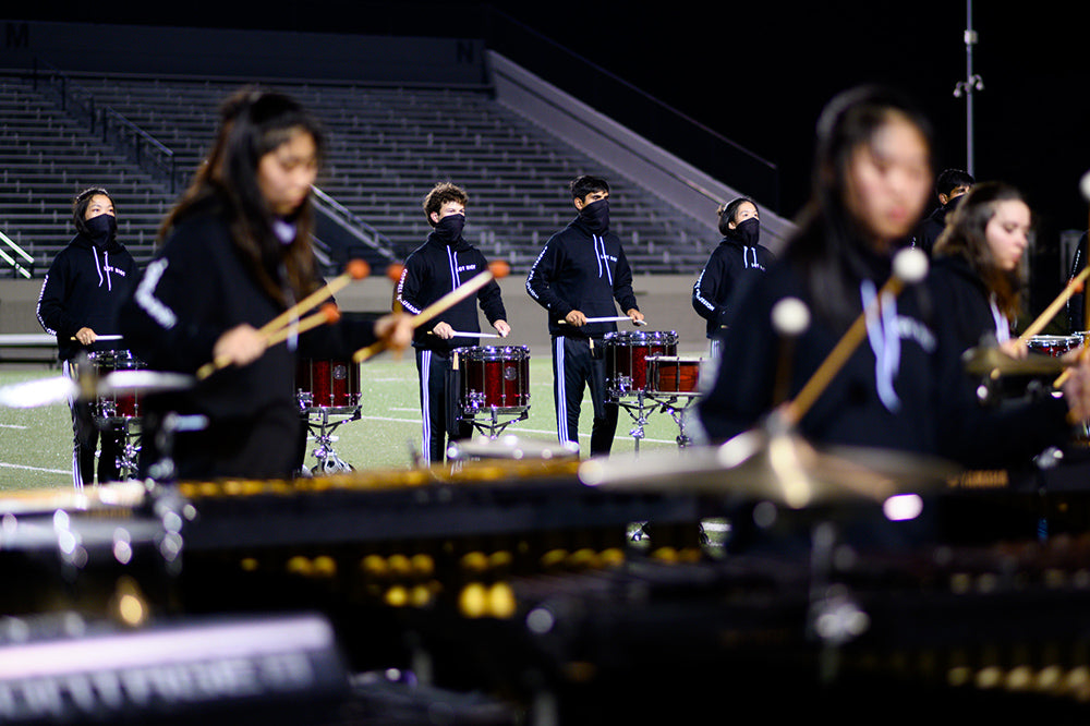 Coppell Drumline in Lot Riot at the HEB Contest