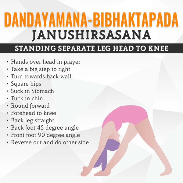 Mastering Dandayamana Janu Sirsasana: A Guide to Standing Head to Knee Pose”  Benefits: Enhances balance and concentration. Strengthen... | Instagram