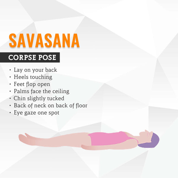 Savasana in the Bikram Series