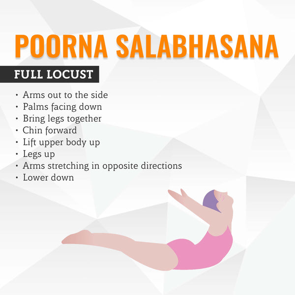 SALABHASANA 🤸‍♂️ Locust Pose, variation 💪 From your belly, place your  chin or forehead on your mat and interlace your finger… | Head and heart, Yoga  poses, Poses
