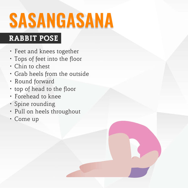 Rabbit Pose in Bikram Yoga