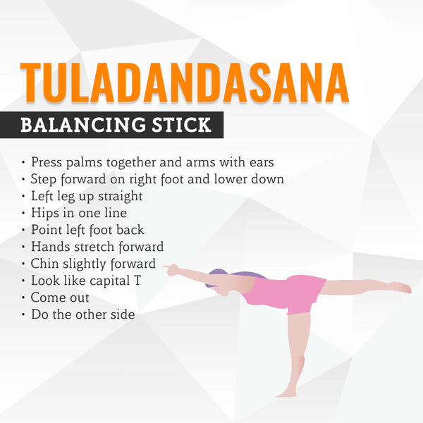 Bikram Balancing Stick Pose