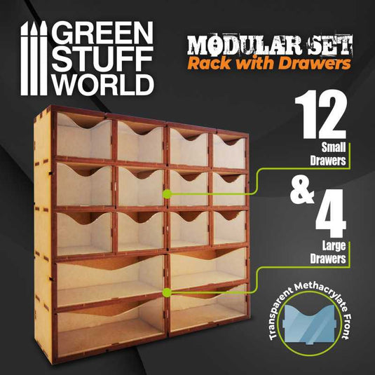 Green Stuff World for Models and Miniatures Vertical Paint Rack for 30 –  Cobbco