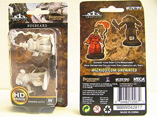 NECA Wizkids Pathfinder Unpainted Miniatures - Bugbears 72587