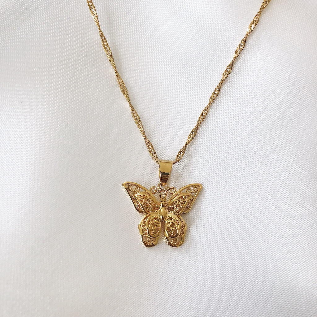 butterfly necklace