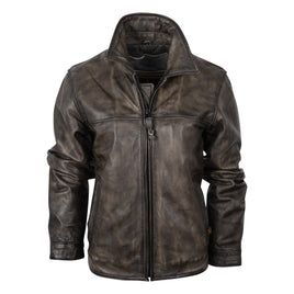 Mens Beckett Black Quilted Leather Jacket