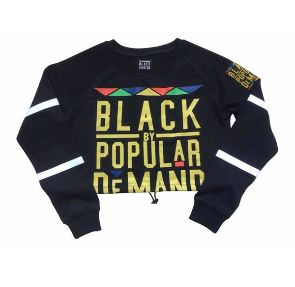 black by popular demand hockey hoodie
