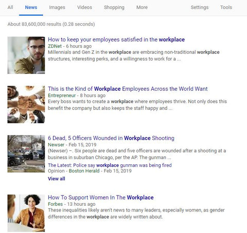 Google News can lead to great article ideas