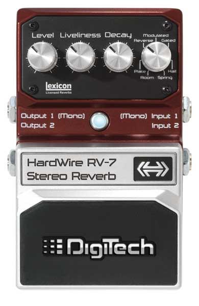 HardWire RV-7 Stereo Reverb by DigiTech | Welcome To Steve's Music