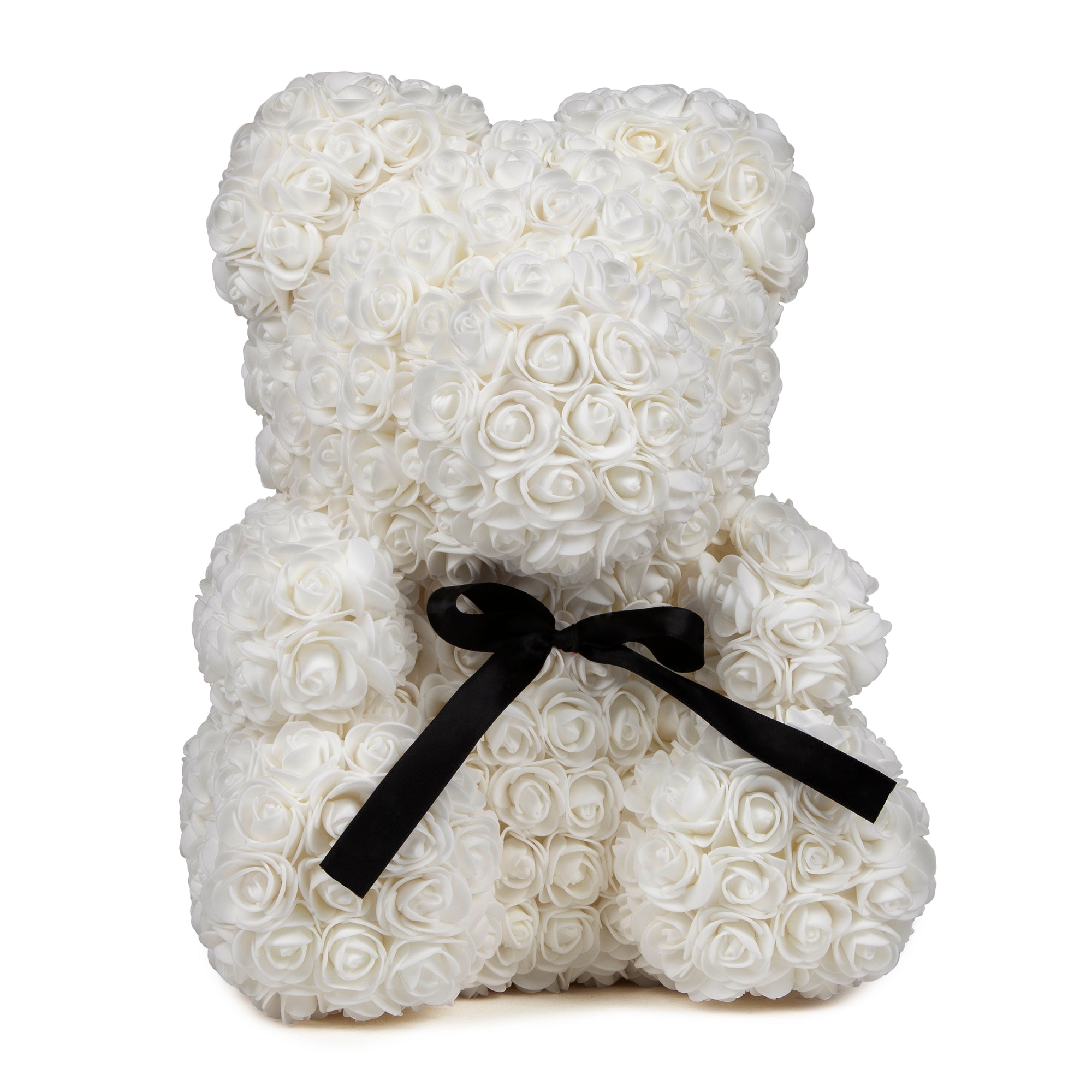 rose bear white