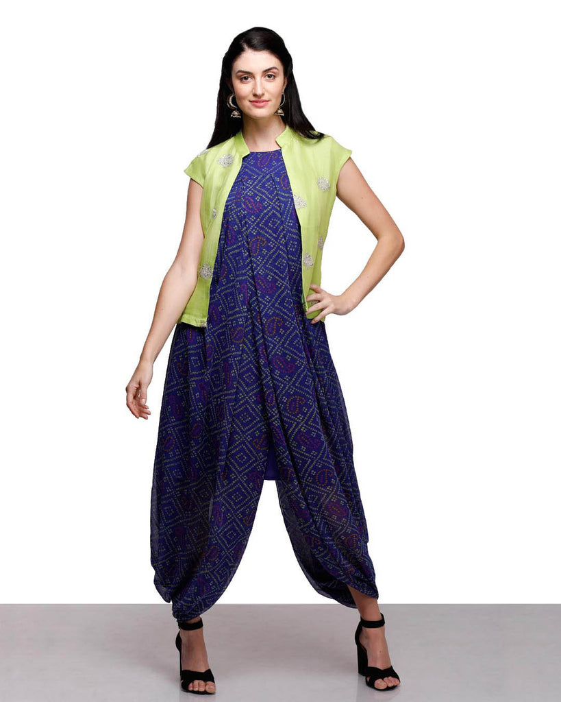 dhoti jacket dress