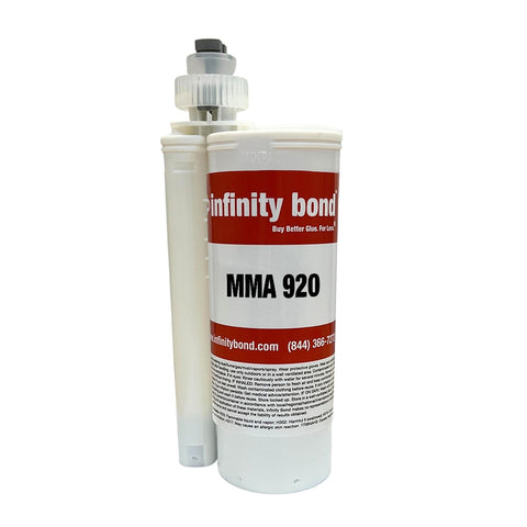 Single 490ml cartridge of MMA 920 low odor methacrylate adhesive