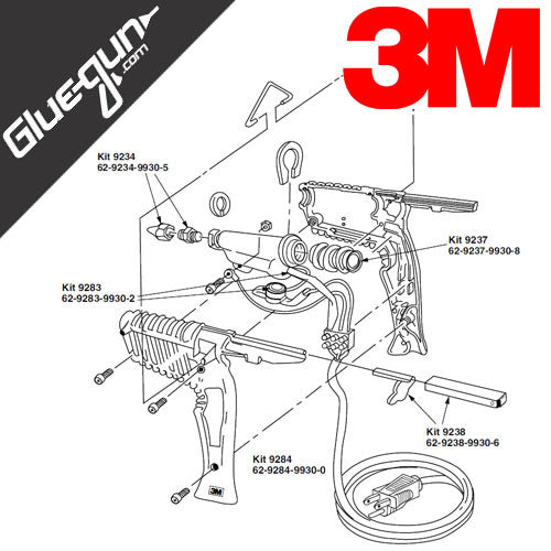 3M 9238 TC Feeder Repair Kit – Gluegun.com