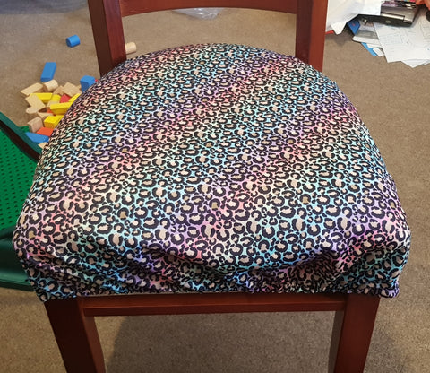 Seat cover by Jacqueline Moore