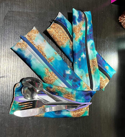 Cutlery pouches by Hayley 