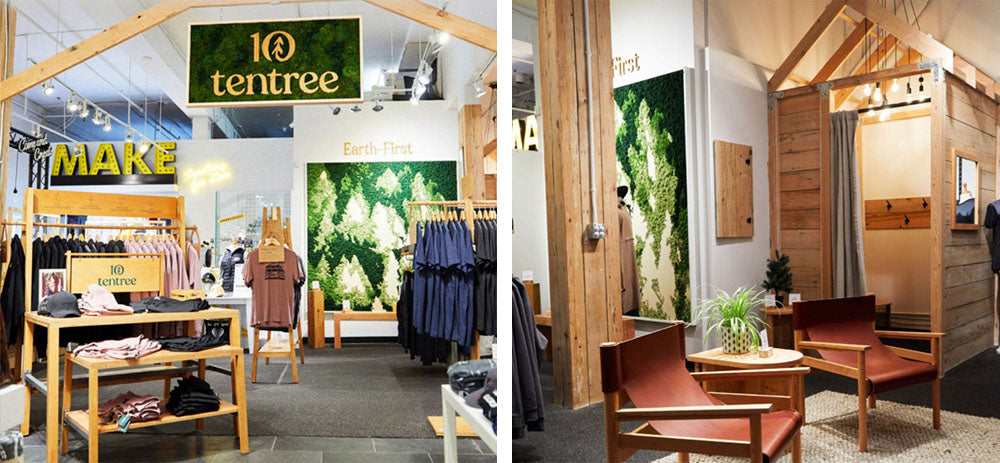 Tentree boutique at MAKE on Granville Island