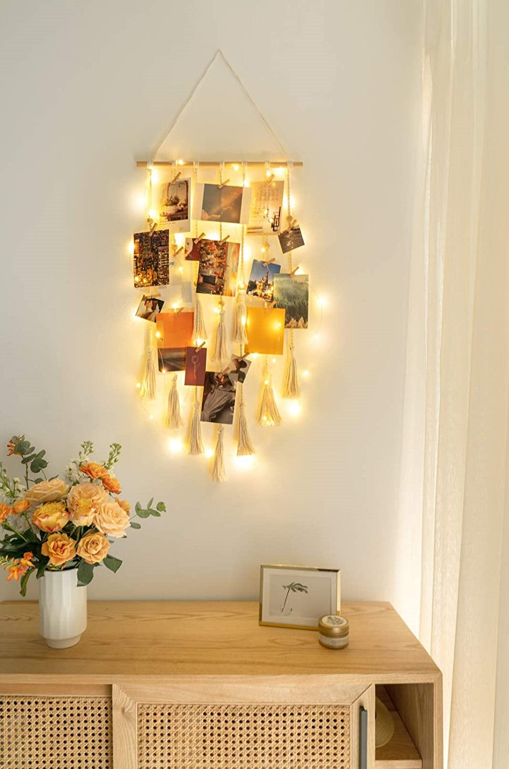 Hanging Photo Wall Decor With LED Light - 50% OFF - – Shiroli