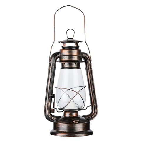 Rustic Finish Classic Oil Lantern Light Bulb Lamp l Electric