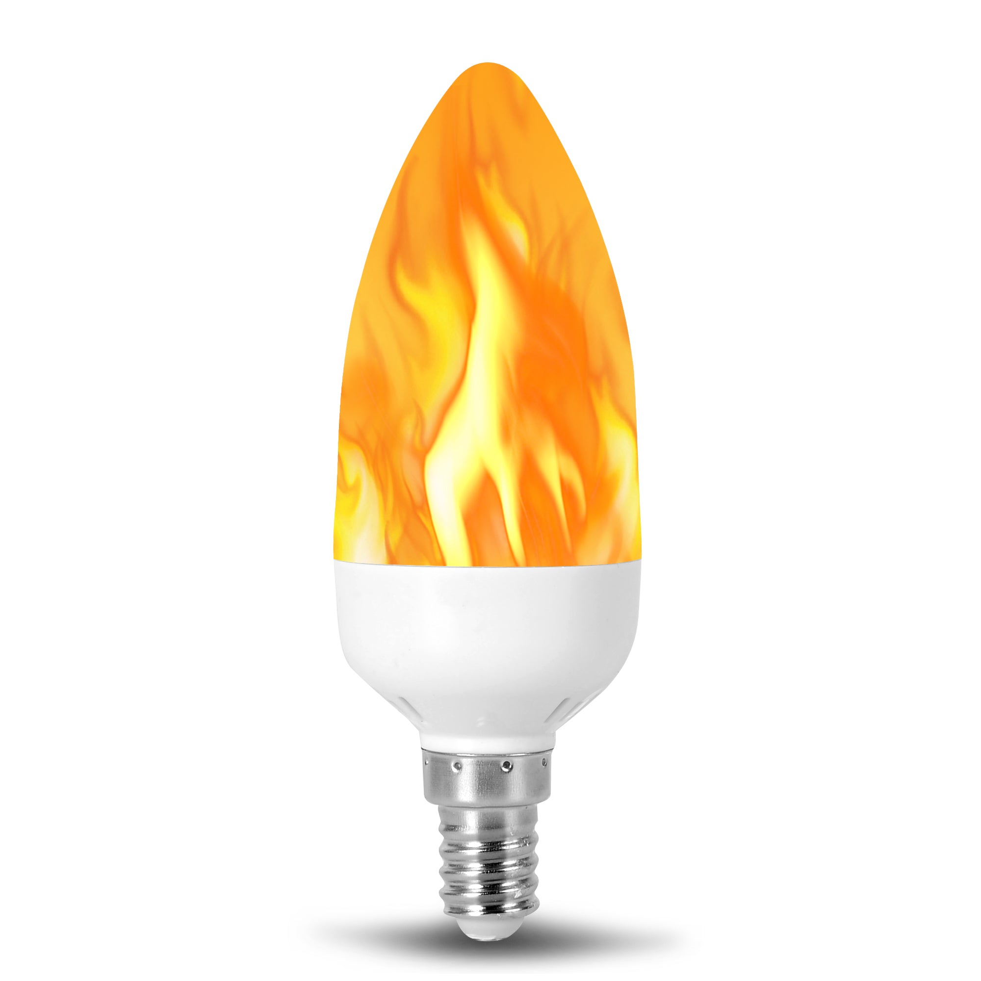 fire flame light bulb