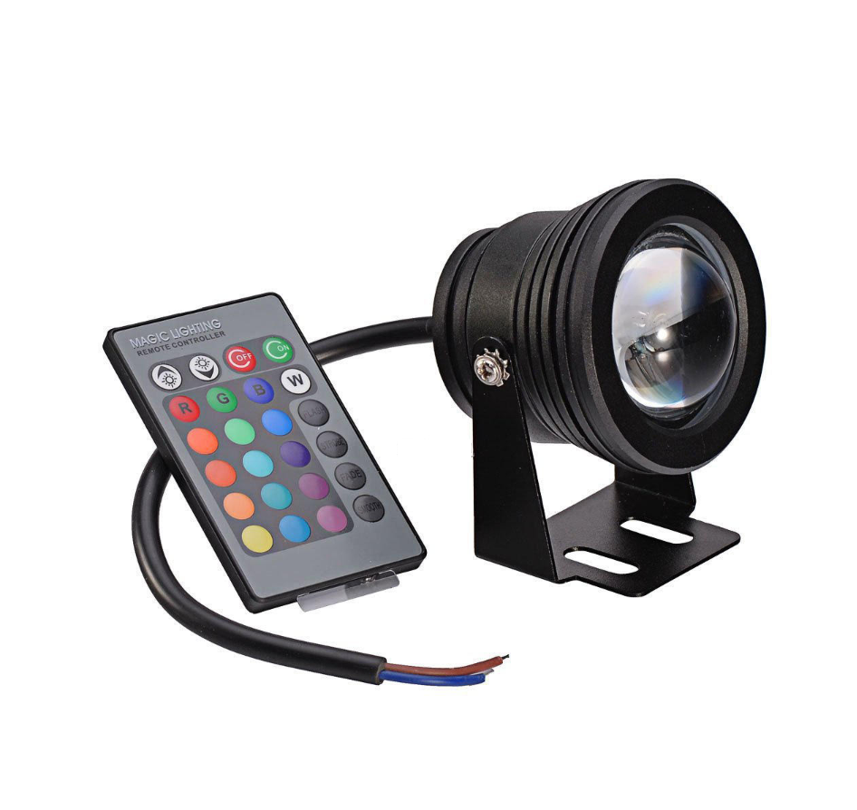 Color Changing RGB IP68 LED Outdoor Spot Light I 12 Volt 10 Watt - 12VMonster
