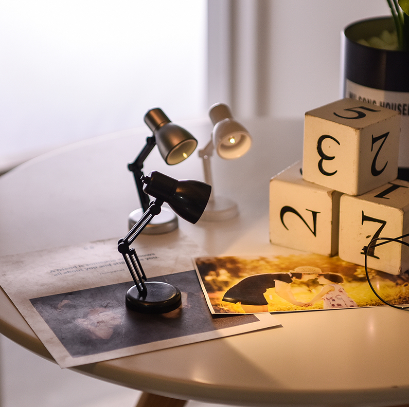 Tiny Miniature Architect Desk Lamp Cute Gift 12vmonster