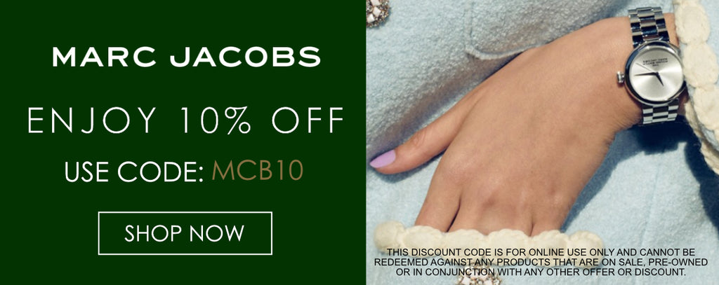 Marc Jacobs Watches Discount Code