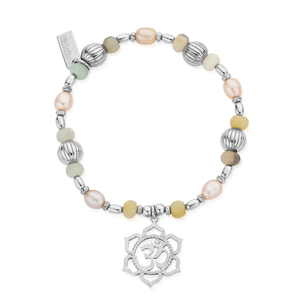 ChloBo Sterling Silver Divine Lotus Bracelet