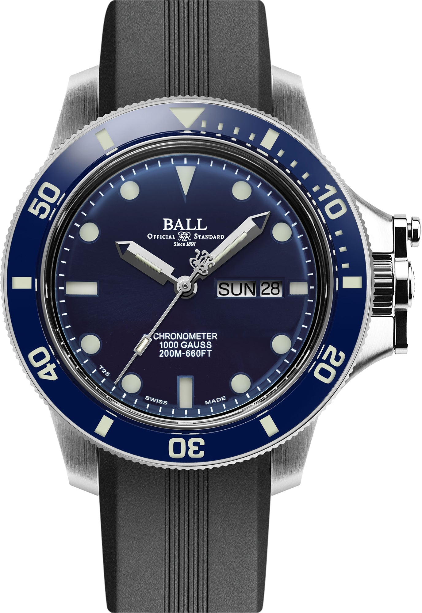 Photos - Wrist Watch Ball Watch Company Watch Engineer Hydrocarbon Original - Blue BL-2404 