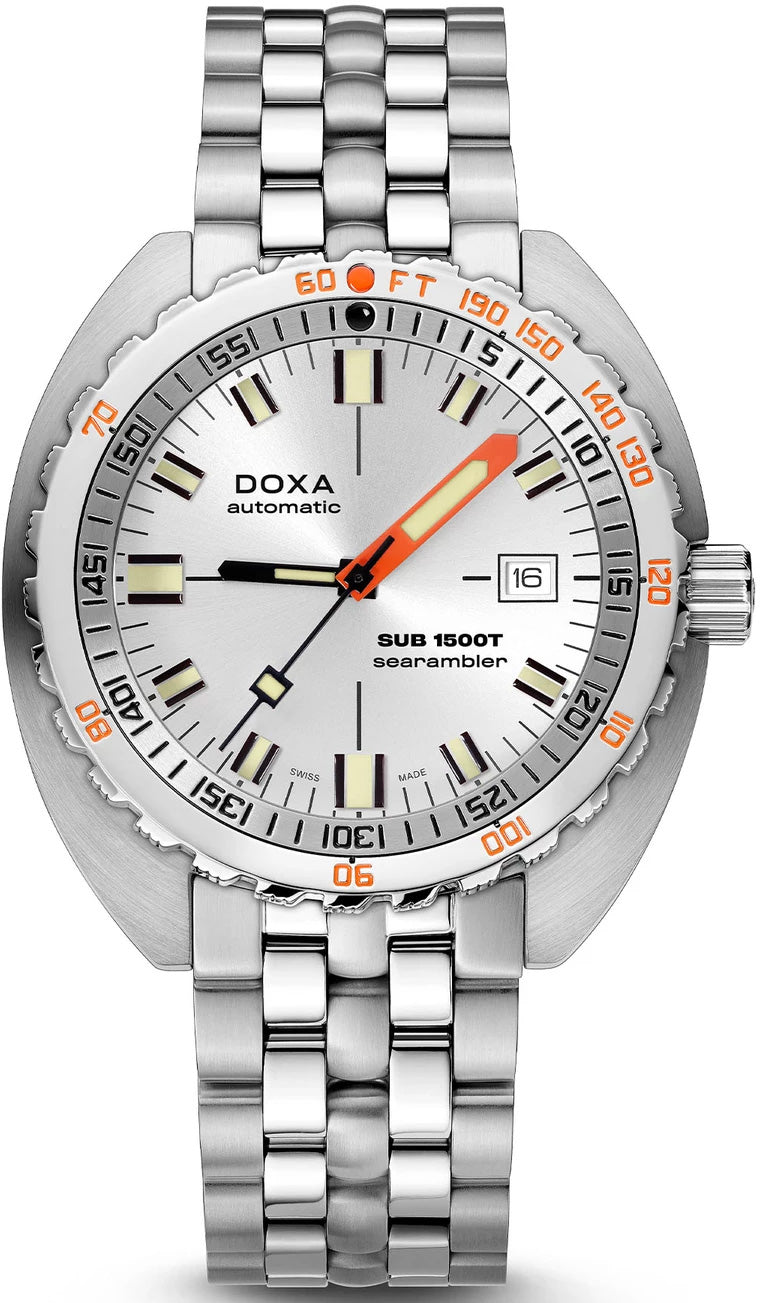 Photos - Wrist Watch DOXA Watch SUB 1500T Searambler Bracelet 883.10.021.10 DOX-048 