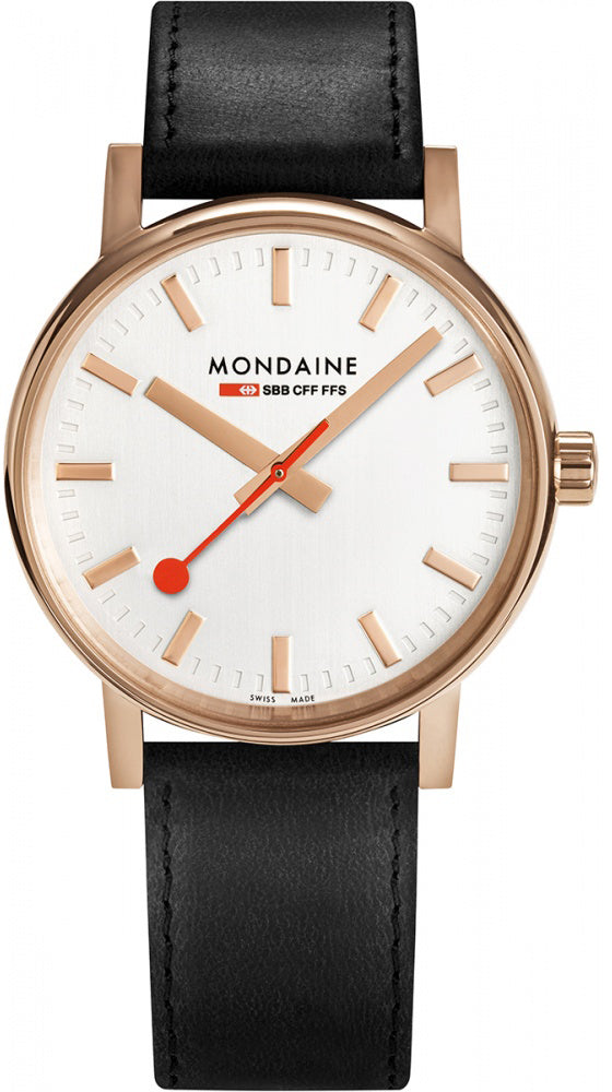 Photos - Wrist Watch Mondaine Evo2 Rose Gold - White MD-384 