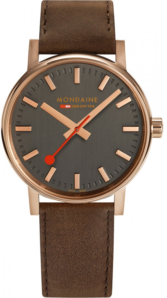 Photos - Wrist Watch Mondaine Evo2 Rose Gold - Grey MD-386 